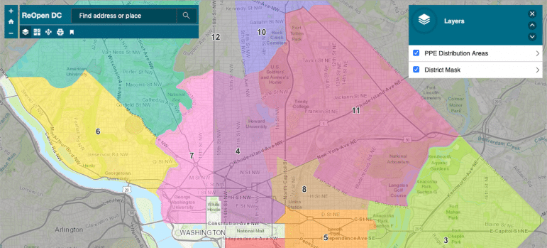 Reopen DC Interactive Map