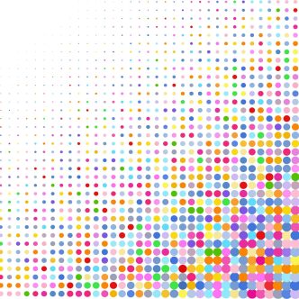 pattern with  colorful dots